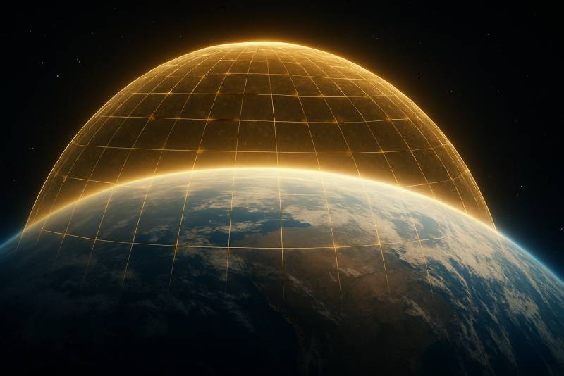 Golden Dome, raketschild Trump, ruimtewapenwedloop