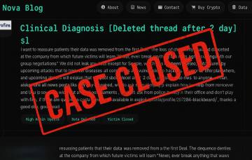 Nova-ransomwaregroep trekt dreiging in