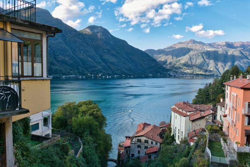 Het Comomeer in Italië